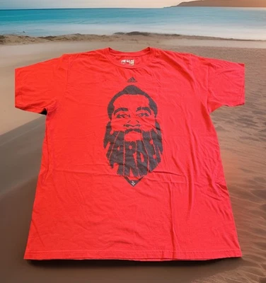 James Harden The Beard LA Clippers Baloncesto NBA Camisa Grande Adidas Roja De Colección Foto 1 de 4