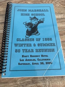 John Marshall High School Class of 1955 50 Year Reunion Booklet - Picture 1 of 8