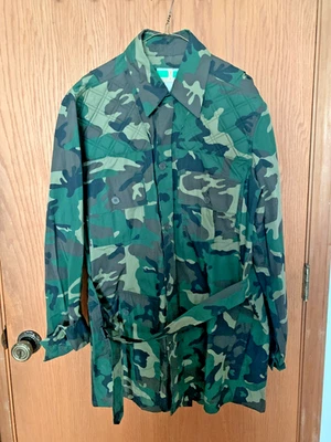 GAME WINNER SPORTSWEAR SHOOTING JACKET SIZE XL/XXL CAMOUFLAGE MENS VINTAGE - Image 1 of 4