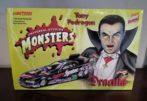 Tony Pedregon Monsters Dracula Ford Mustang Funny Car 2000 Action 1/24 NIB - Picture 1 of 13
