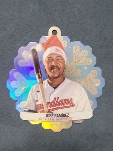 2023 Topps Holiday - Die Cut Ornaments Snowflakes #MLBDC-5 José Ramírez - Bild 1 von 2