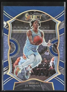 2020-21 Select JA MORANT Concourse Blue Silver Prizm Retail #60 Grizzlies SP - Bild 1 von 3