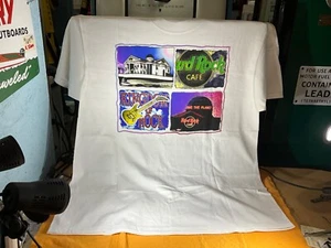 Q11-59 HARD ROCK CAFE T-SHIRT - ORLANDO, FLORIDA - SIZE XL - WHITE - Picture 1 of 5