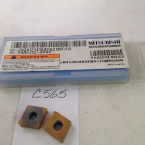 2 NEW MITSUBISHI NP-CNGA 432-GSW2 CBN INSERTS. 2 TIPS OF CBN. GR: MBC010. {C565} - Picture 1 of 1