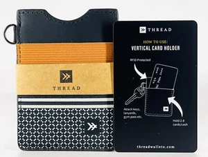Thread Vertical Ultra Slim Card Holder Wallet - Sanders - Picture 1 of 2