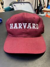 Vintage 90s Harvard Hat University College Crimson SnapBack NCAA Logo Youngan