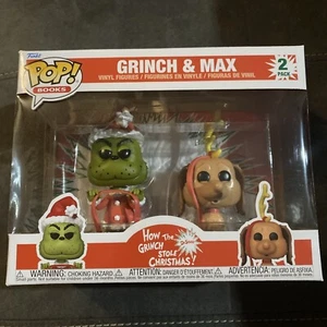 Funko Pop! Vinilo: Grinch & Max paquete de 2 - Imagen 1 de 1