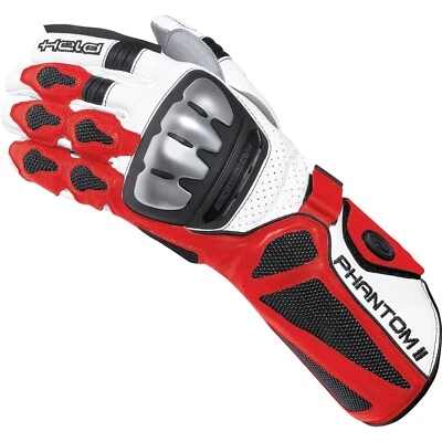 Motorcycle Gloves 7 - Held Phantom II - Sport Racing White-Red - Image 1 of 4