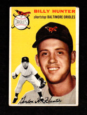 1954 Topps #48 Billy Hunter Baltimore Orioles 