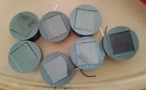 7 Solarmodule Solarzelle Photovoltaik gebraucht je ca. 2,4V Leistung bis zu 17 V - Bild 1 von 8