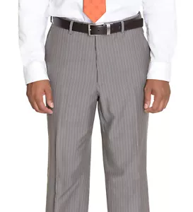 Pantalones de vestir para hombre Michael Kors de ajuste clásico a rayas 100 % lana 39W - Imagen 1 de 1