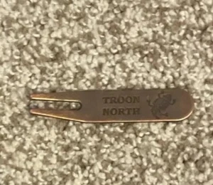 Troon North Golf Club Divot Repair Tool - Brass Copper Color - Picture 1 of 5