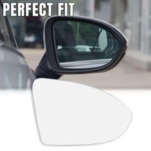Right Passenger Side Rearview Mirror Glass Heated For VW Golf MK7 GTi TSi TDi R - Picture 1 of 11