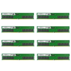Samsung(8 x 16GB)128GB 4800MHz Server Memory PC5-38400 DDR5 RDIMM 1Rx8 ECC RAM - Picture 1 of 4