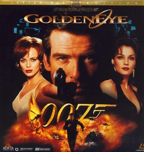 Goldeneye James Bond 007 Laserdisc 2 Disc Letterbox Pierce Brosnan Sean Bean - Imagen 1 de 2