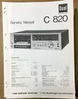 Dual C 820 C820 Instrukcja serwisowa kasety *Oryginalna*