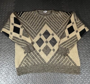 Vintage Playboy Mens Acrylic Sweater Knit Made in USA Size XL Coogie Style Y2K - Picture 1 of 8