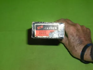 VTG OEM NEW PETE GERBER U.S.A. LEGENDARY BLADES CUSTOM C 475 EMPTY BX W/PLS BAG - Picture 1 of 6