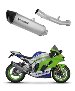 Fits to Kawasaki NINJA ZX10R /RR 2021-2024 Exhaust Silencer Muffler Titanium HP6 - Picture 1 of 4