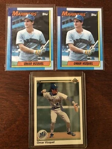 Omar Vizquel Rookie Card LOT Future HOF 11 Gold Gloves Topps Upper Deck - Bild 1 von 4