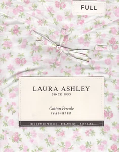 Juego completo de sábanas Laura Ashley Ditsy Doodle rosa floral 4 piezas granja elegante casa de campo - Imagen 1 de 4