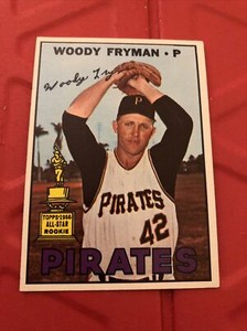 1967 Topps Woody Fryman (Pittsburgh Piratess) #221