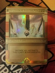 Shatterstorm INVOCATION FOIL MISPRINT Magic The Gathering MTG Card - Crimped - Picture 1 of 4