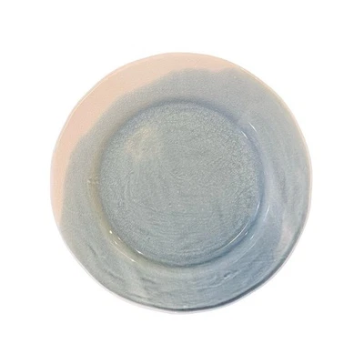 Plato de ensalada Anthropologie 8” gres azul Foto 1 de 3