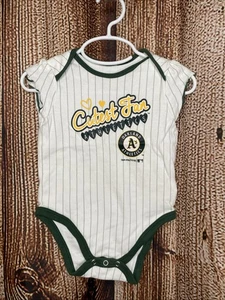Body Oakland Athletics A’s One Piece “Cutest Fan” Talla 18 Meses Genuino Mer - Imagen 1 de 4