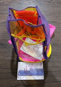 Vintage Tiger Electronics FURBY Mini Backpack Bag Transparent Pink - Picture 1 of 5