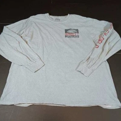 Camisa Wrigley Field Para Hombre XL Azul Mangas Largas Camiseta Chicago Béisbol Foto 1 de 4