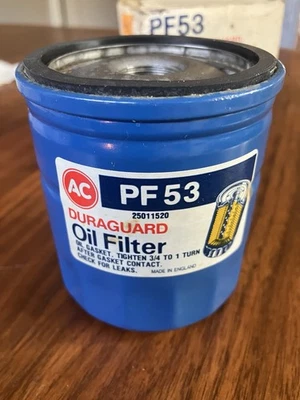 FILTRO DE ACEITE ACDELCO PF53 GENUINO NUEVO 25011520 Foto 1 de 4