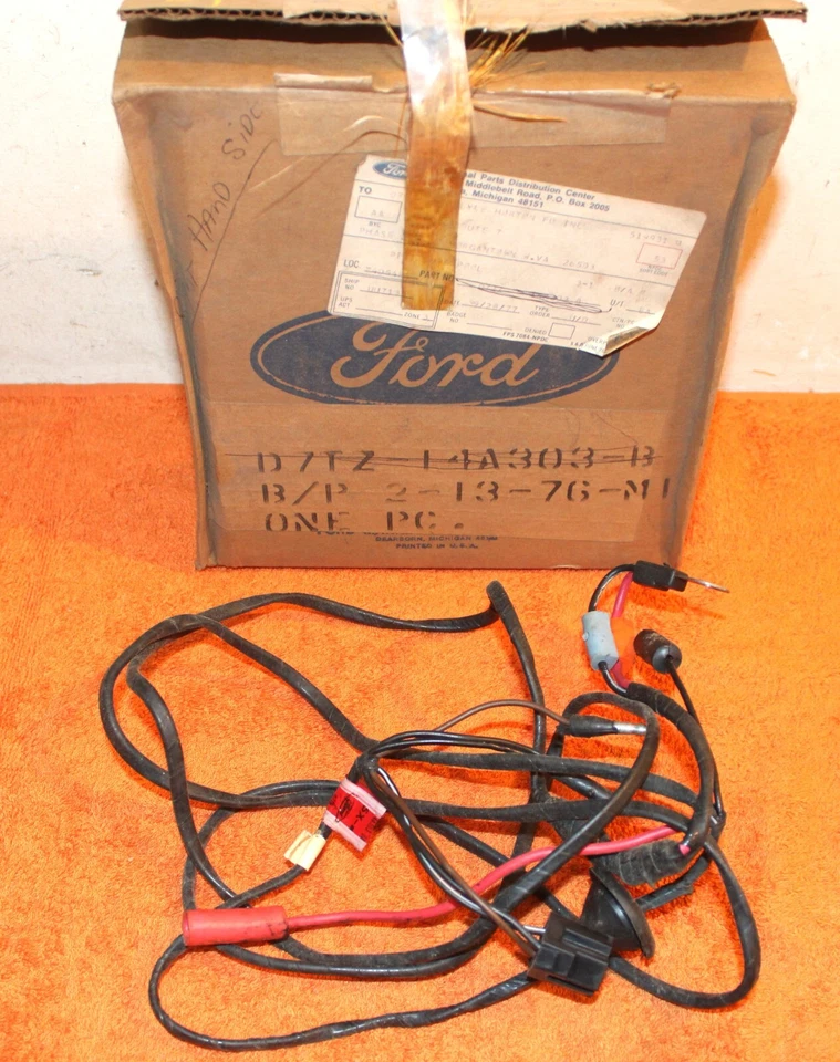 1977 Ford F100 F150 F250 F350 sem bateria dupla NOS MARCADOR LÂMPADA RELÉ ALIMENTAÇÃO FIAÇÃO - Imagem 1 de 4