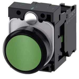 Siemens Dig.Industr. Drucktaster 3SU1100-0AB40-1BA0 IP67/IP69K Komplettgeräte - Bild 1 von 9