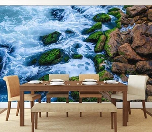 3D Dunkelgrün Moos I1748 Tapete Wandbild Selbstklebend Ablösbar Aufkleber Erin - Bild 1 von 11