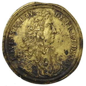 FRANCIA Jeton Gettone Louis XIV Opus Lazarus Gottlieb Lauffers - Picture 1 of 2