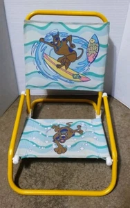 Vintage Scooby Doo Foldable Beach Sand Chair Surf Scoob Toddler Child Cartoon - Picture 1 of 17