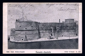 cartolina TARANTO castello - Imagen 1 de 2