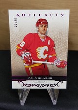 2021-22 Upper Deck Artifacts - #149 - Doug Gilmour - Legens Pink /35 - Flames