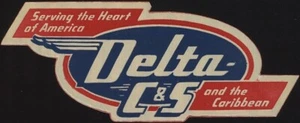 U.S., 1950. Delta C&S Airlines Decal - Picture 1 of 1