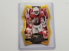 2016 Panini Select Larry Fitzgerald Gold Prizm Premier Level # 10/10