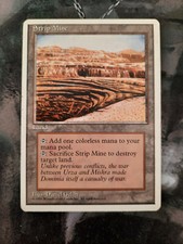 Magic the Gathering MTG - Strip Mine - 4th Fourth Edition - MP L5