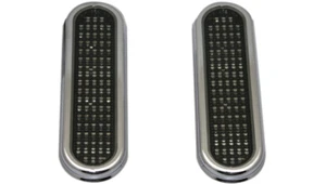 Custom Dynamics Flatz Clear LED/Smoke Lens Chrome 2040-1848 GEN-FLATZ-SMK-C - Picture 1 of 1
