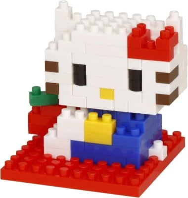 NUEVO JUEGO DE BLOQUES DE CONSTRUCCIÓN SANRIO HELLO KITTY NANOBLOCK - LOTE DE 2 Foto 1 de 4