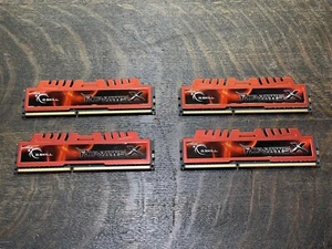 G. Skill RipjawsX DDR3-2133 16 GB - 4 x 4 GB - For Parts - Untested - Picture 1 of 3