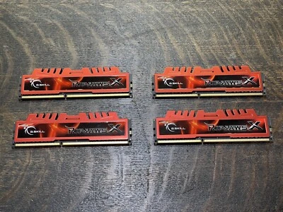 G. Skill RipjawsX DDR3-2133 16 GB - 4 x 4 GB - For Parts - Untested - Image 1 of 3