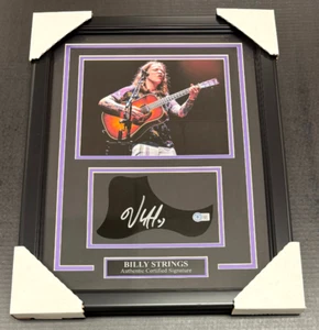 Billy Strings handsigniertes authentisches Schlagbrett 8x10 gerahmtes Foto BAS Beckett HOLO - Bild 1 von 2