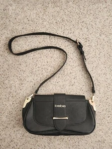 Bebe Black Crossbody Purse - Picture 1 of 10