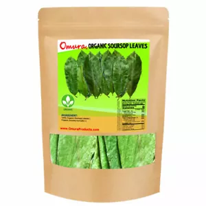 Omura getrocknete Soursop Blätter - 100 % Bio Soursop Graviola Guanabana Blätter - Bild 1 von 5