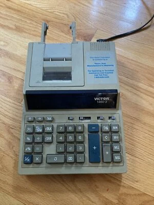 Victor 1460-3 Calculator Comes With Paper Calculates And Displays Properly Clean - Image 1 of 3